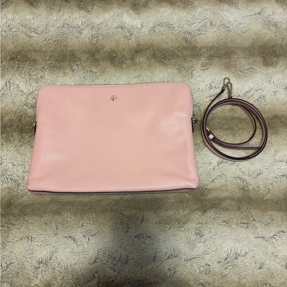 Kate Spade Pink Leather Laptop Bag